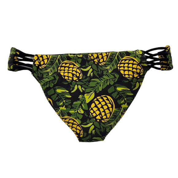 Citrine Swim Morocco Bikini Bottom - King of Fruit Pineapple Print - size M - Picture 7 of 11